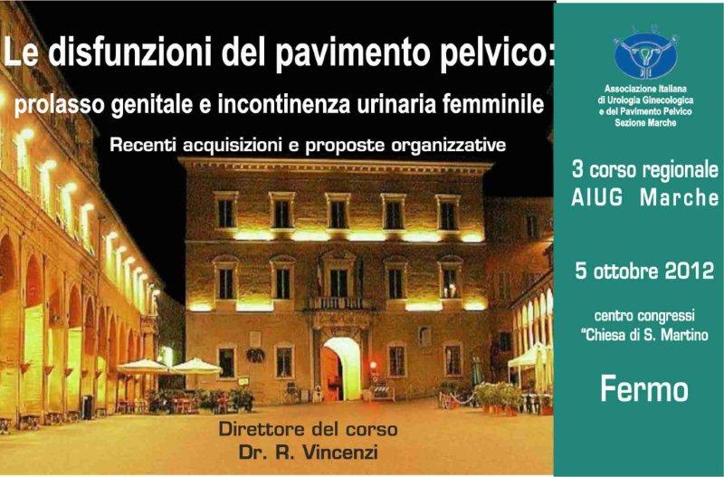 LE DISFUNZIONI DEL PAVIMENTO PELVICO congresso DISFUNZIONI PAVIMENTO PELVICO