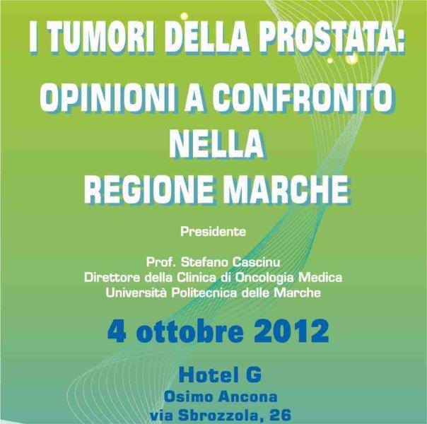 I TUMORI DELLA PROSTATA congresso TUMORI PROSTATA